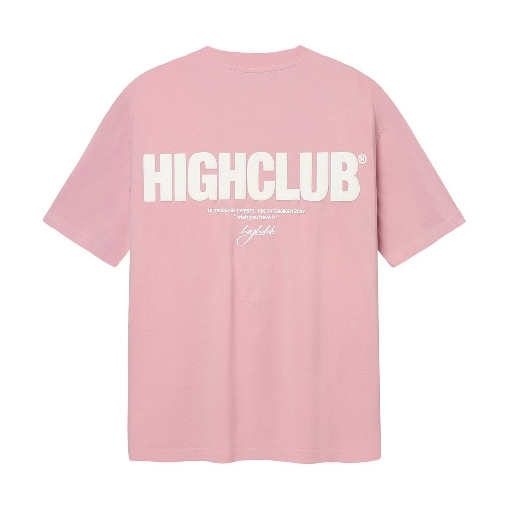 Áo Thun BASIC V2 Tay Lỡ Unisex Nam/Nữ Đen/Trắng/Hồng/Beige Cổ Tròn - HIGHCLUB
