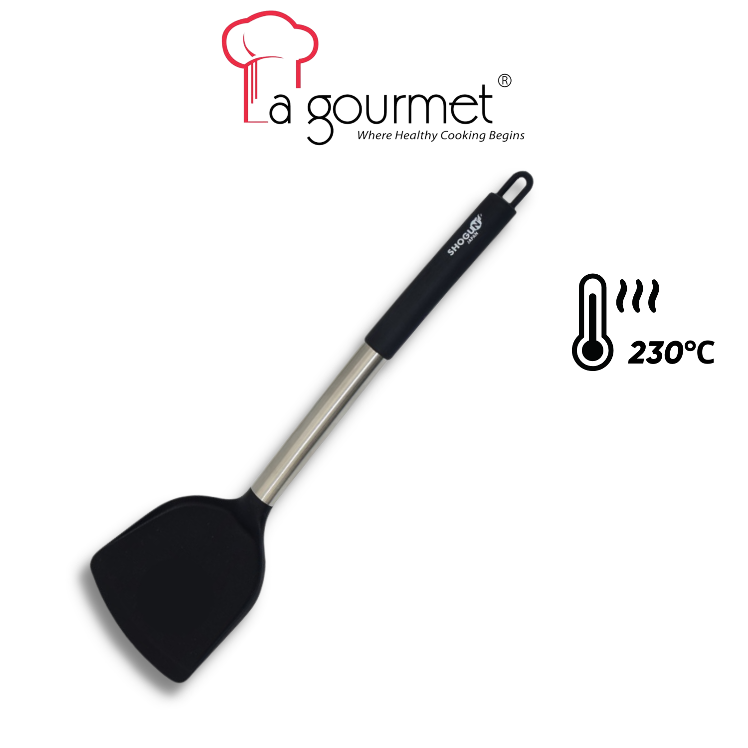 Xẻng lật silicone La gourmet Shogun- 361820 (chịu nhiệt 230 độ C)