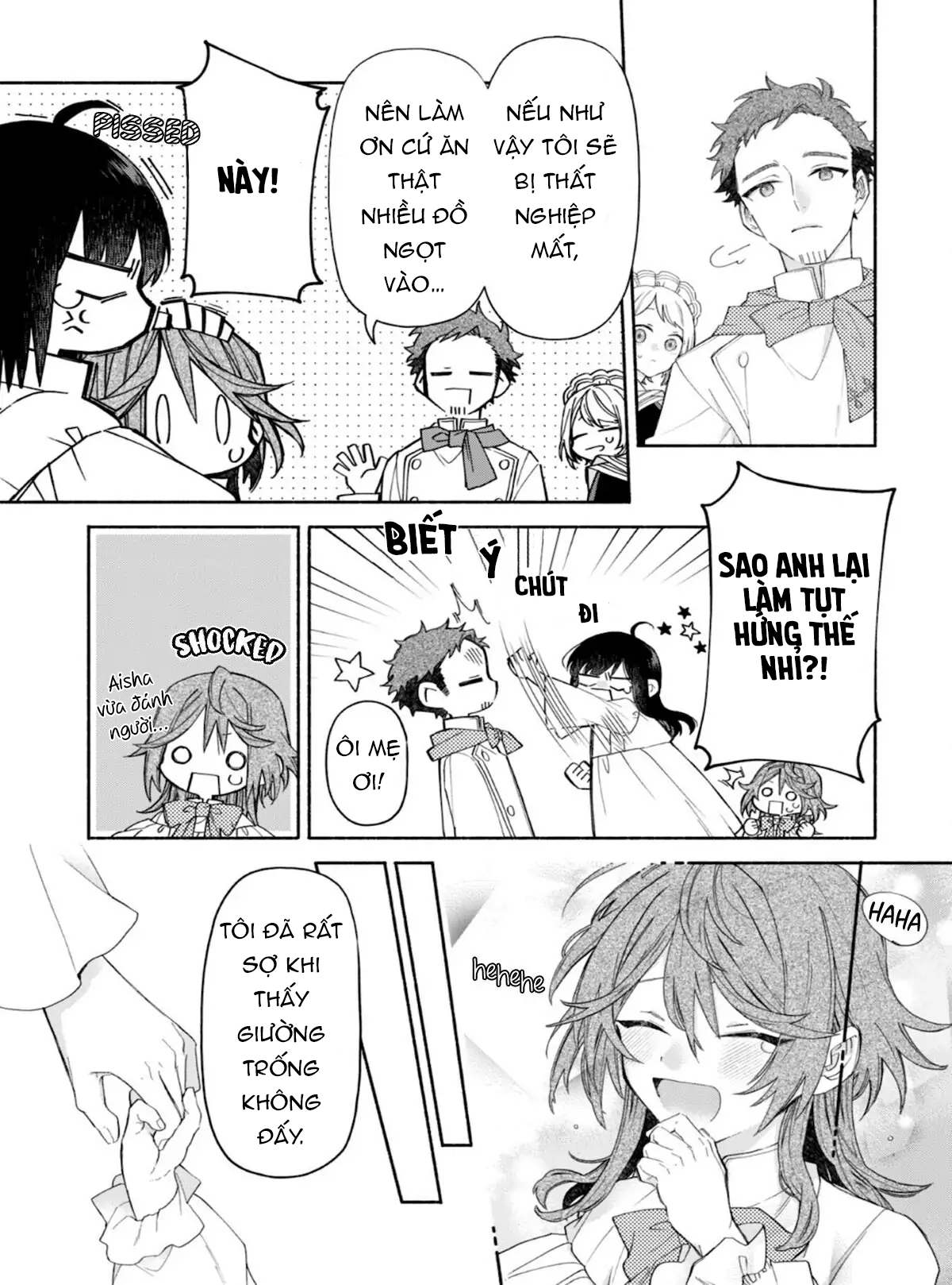 vì đã trở về thân phận ác nữ nên tôi nghĩ mình sẽ chạy trốn khỏi hoàng tử CHƯƠNG 4.2 9