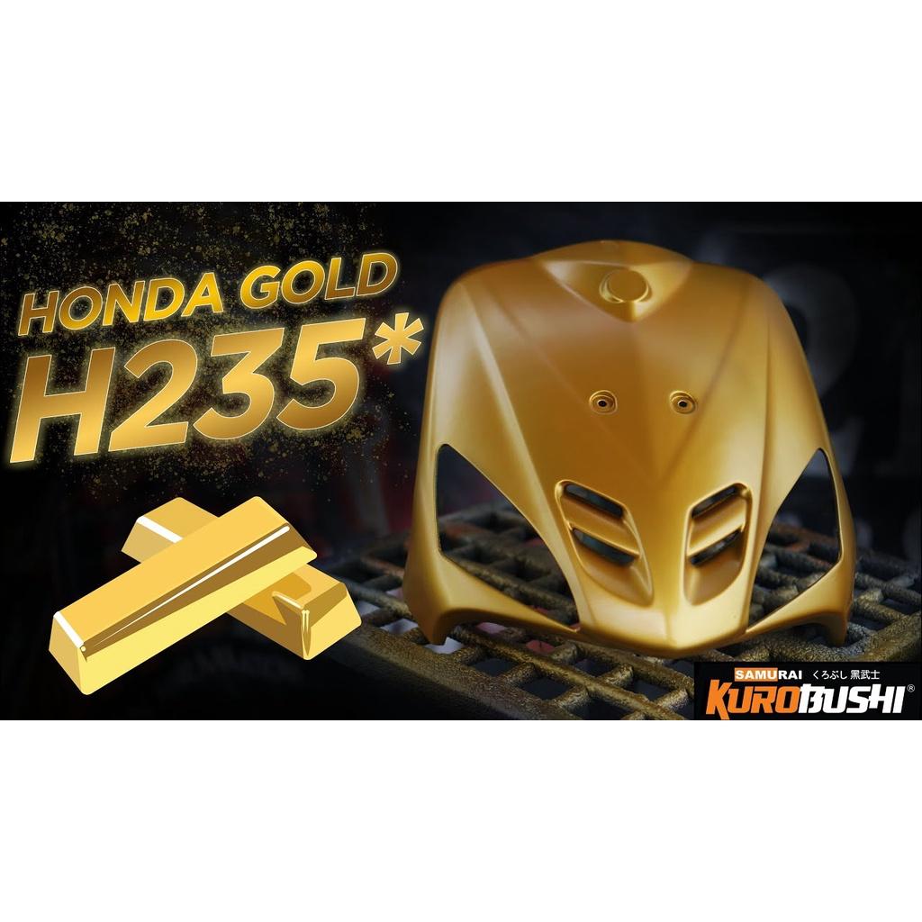 COMBO Sơn Samurai màu vàng đồng H235 gồm 4 chai đủ quy trình độ bền cao,đẹp