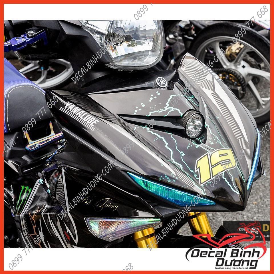 Tem Xe Exciter 150 - Tem Trùm dành cho Exciter 150 Black Panther Xám Đen Lạ Mắt