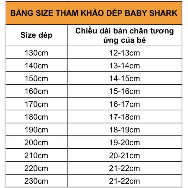 Dép Cá Mập Baby Shark Đáng Yêu Cho Bé Trai Bé Gái