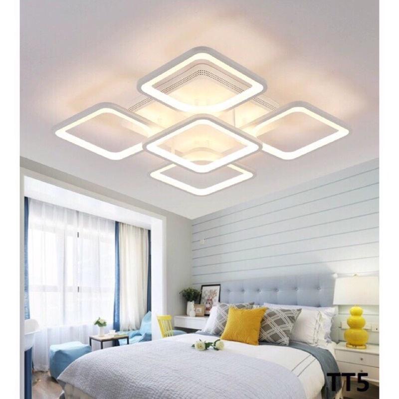 ĐÈN ỐP TRẦN tô điểm VUÔNG 5-8 Cánh Hàng Chuẩn