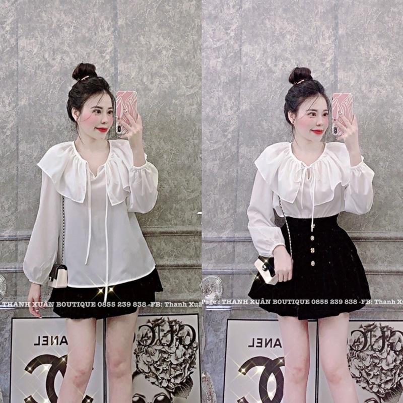Áo Thô Cổ Bèo Siêu Xinh Áo Nữ Kiểu Có Ảnh Thật Kèm Video