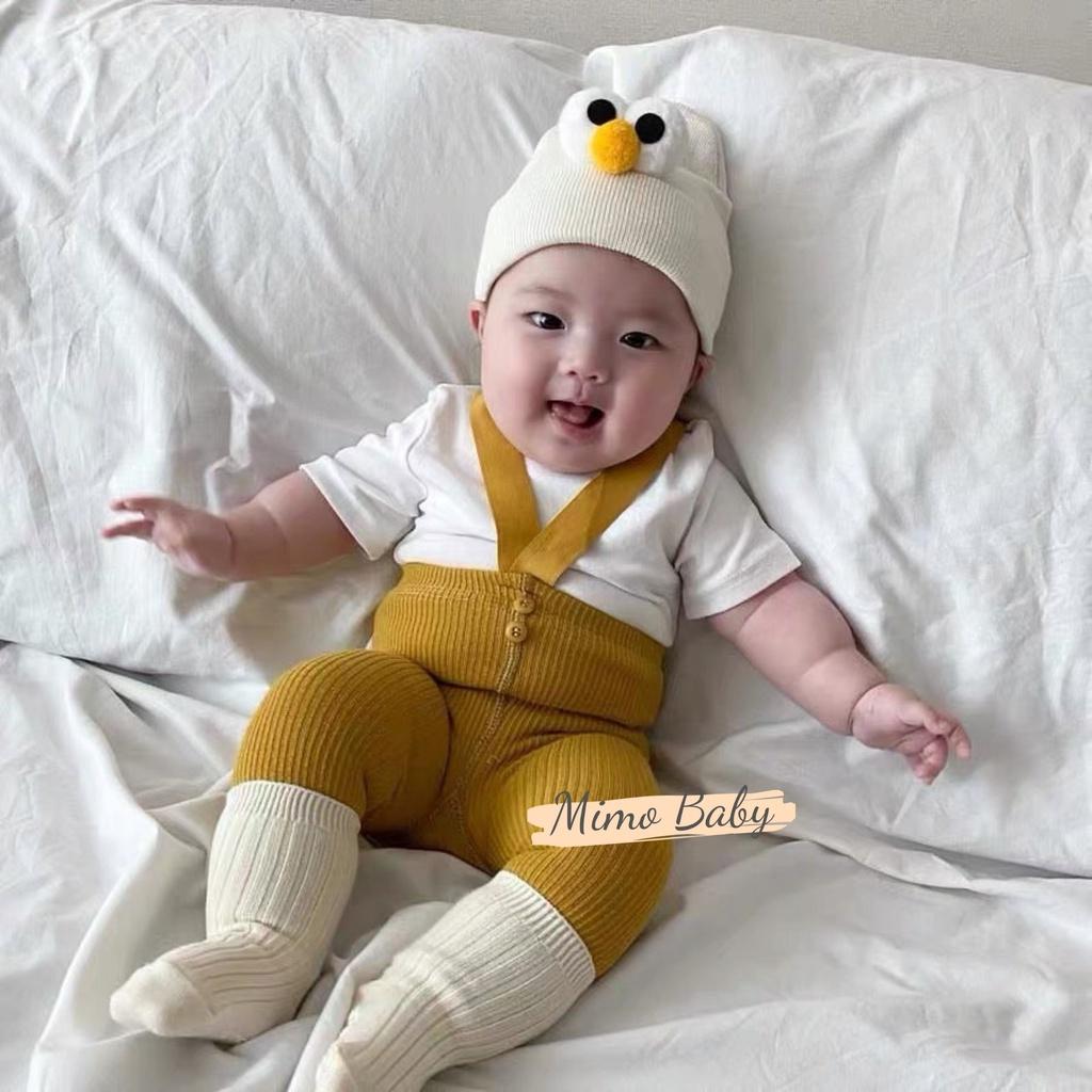 Mũ nón len mắt chim hoạt hình đáng yêu cho bé 1-12y Mimo baby ML34