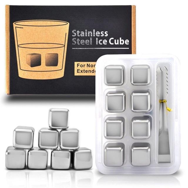 Combo 8 viên đá làm lạnh không tan bằng thép không gỉ