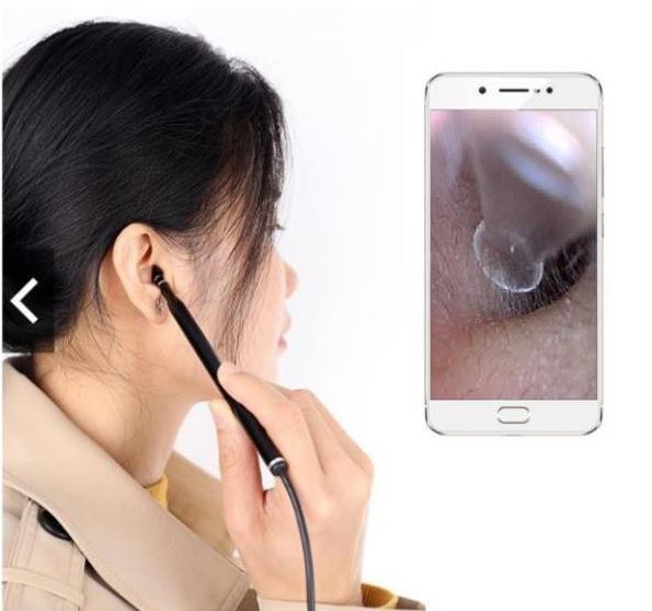 Dụng Cụ Lấy Ráy Tai Tích Hợp Camera Mini Visual Earpick Có Thể Sử Dụng Tất Cả Các Dòng Điện Thoại