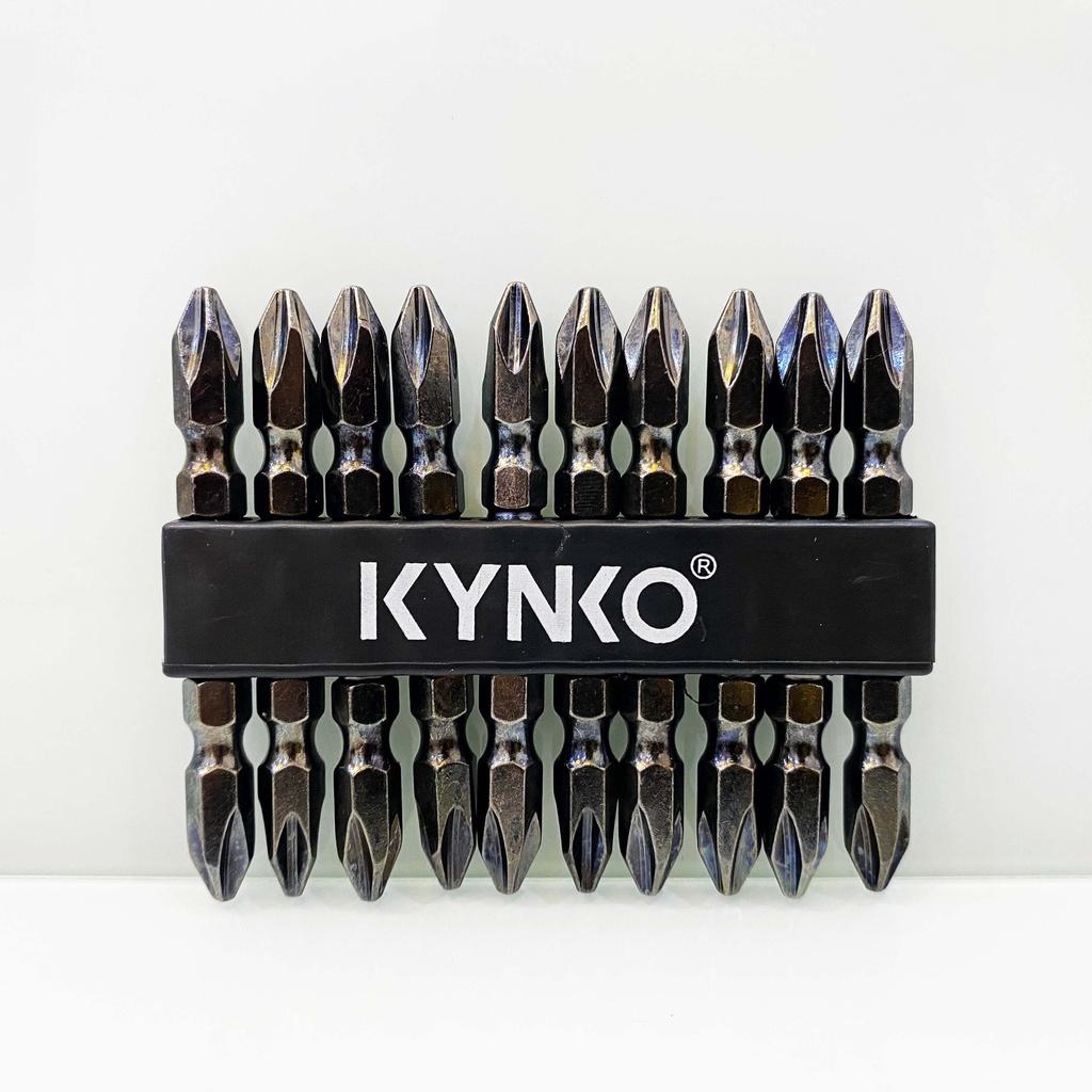 Mũi bắn vít 2 đầu PH2 chống sốc chiều dài 65mm CÓ VÀ KHÔNG CÓ NAM CHÂM KYNKO CHÍNH HÃNG