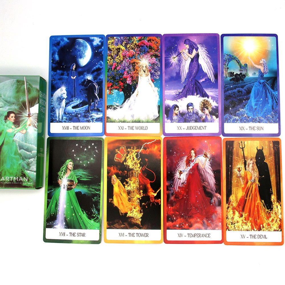 Bài Tarot Cao Cấp Cơ Bản Tori Hart Charka Wisdom Tặng Đá Thanh Tẩy