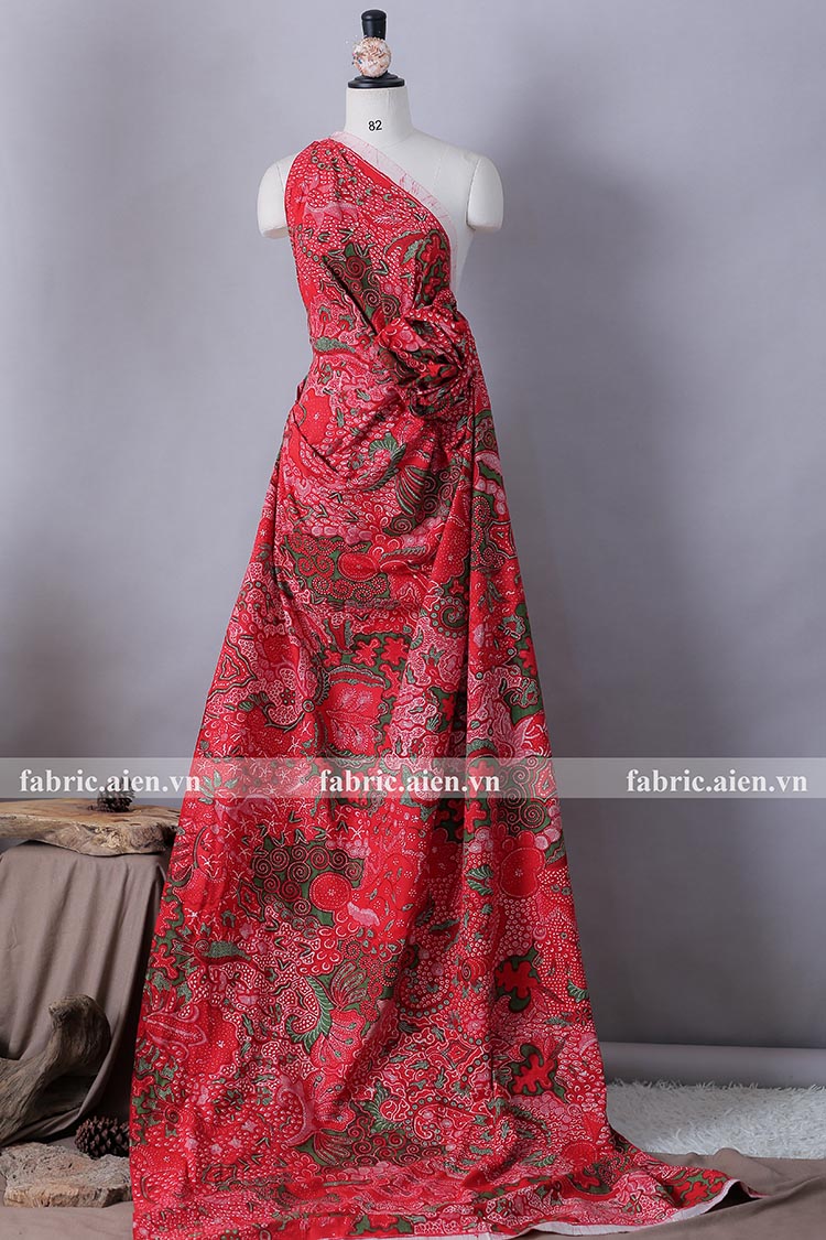 Vải Batik Soga Kain Katun Print ABSOK-11 | VẢI BÁN THEO TẤM
