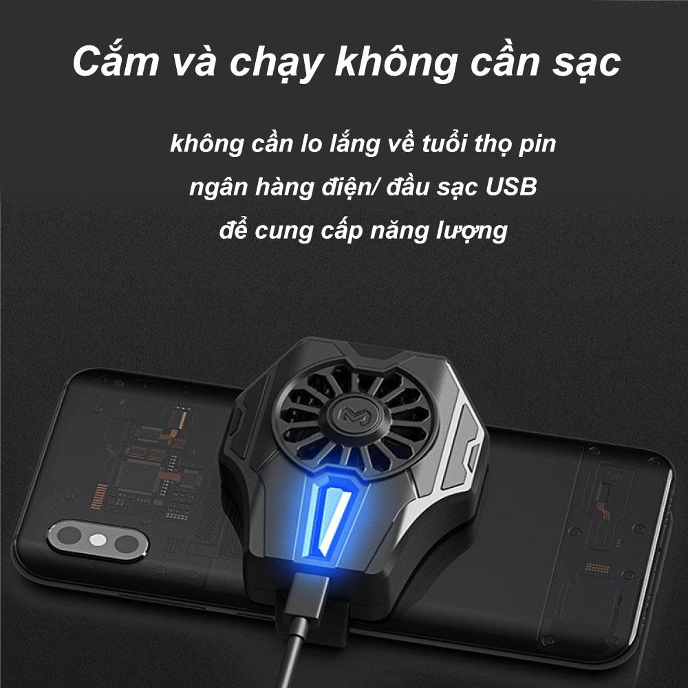 Quạt Tản Nhiệt Điện Thoại Memo DL-01 Làm Mát Giảm Nhiệt Di Động, Nhỏ Gọn Tiện Lợi Sò Lạnh Chơi Game Thoải Mái - DL-01