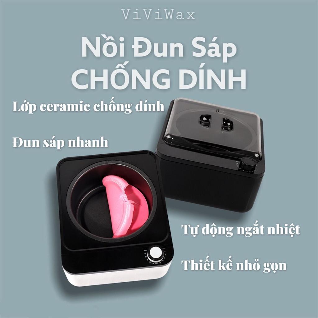 Nồi Nấu Sáp Wax Lông Cao Cấp CERAMIC Chống Dính, Nồi Đun Sáp Wax