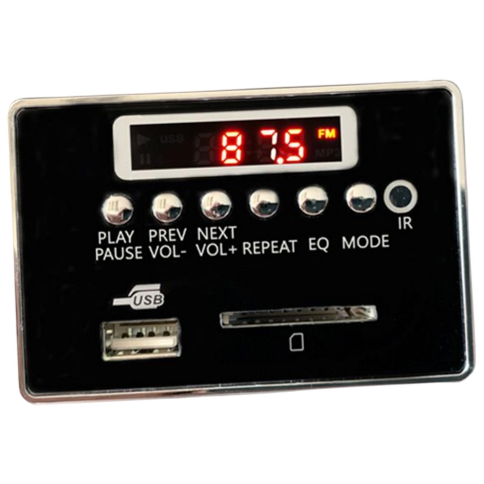 Audio Decoder Board Module, Bluetooth 5.0 Lossless with Remote Controller, Decode Board for Speaker