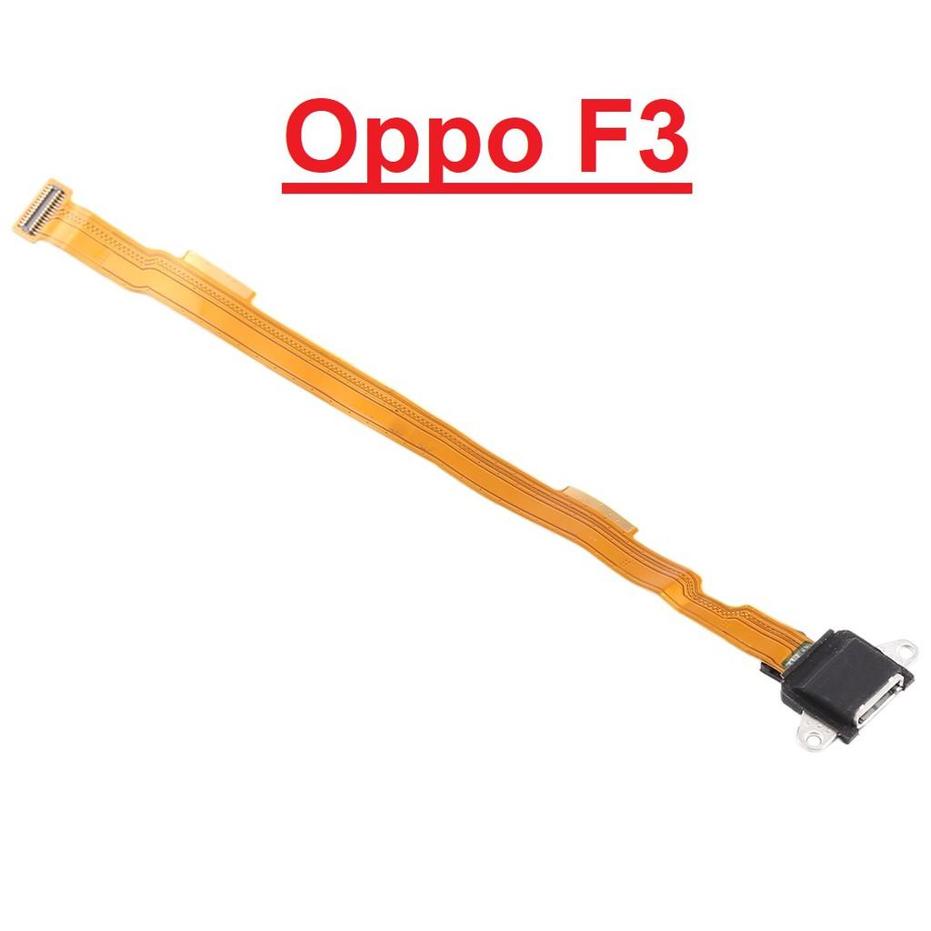 Cụm Chân Sạc Cho Oppo F3 Charger Port USB Main Borad Mạch Sạc Linh Kiện Thay Thế