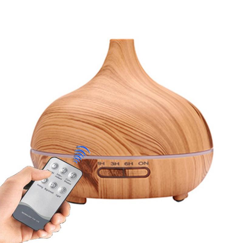 300Ml Thơm Khuếch Tán Điều Khiển Từ Xa Máy Tạo Độ Ẩm Không Khí Điện Siêu Âm Thanh 5 Màu Thay Đổi Không Khí Tinh Dầu Cho Gia Đình