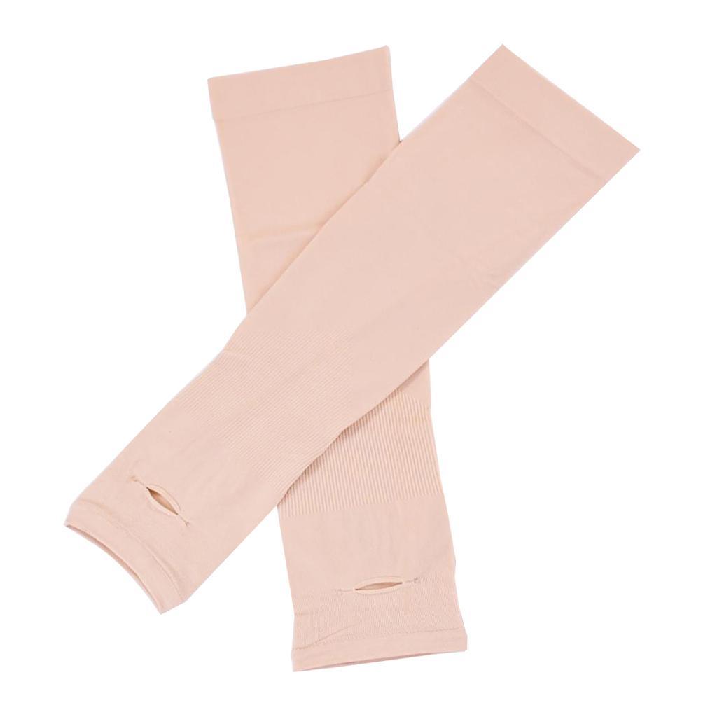 2x Outdoor Glove Anti UV Sun Protection Cooling Arm Sleeves UV Protection for Basketball