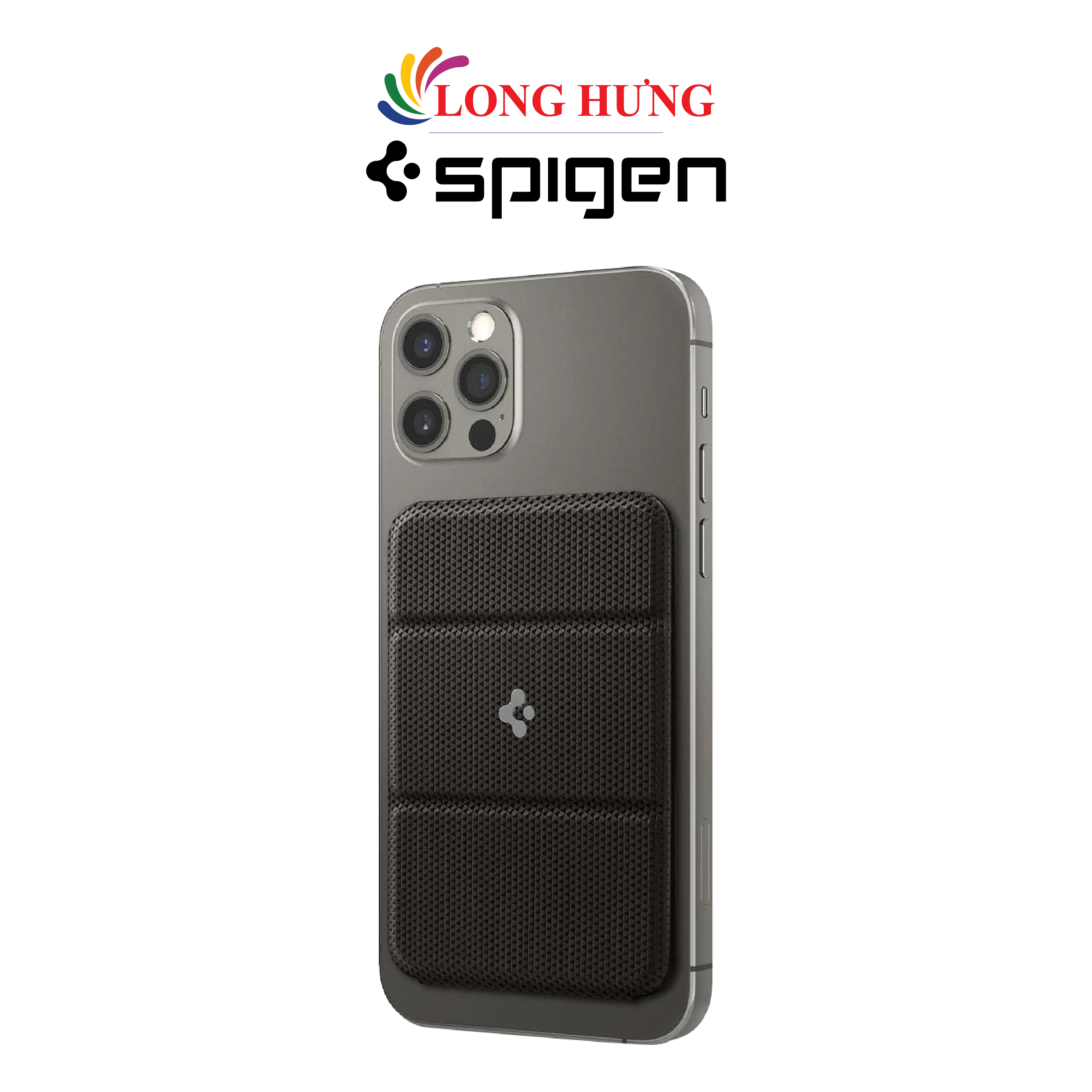 Ví kiêm đế Spigen dành cho MagSafe Card Holder Smart Wallet - Hàng chính hãng