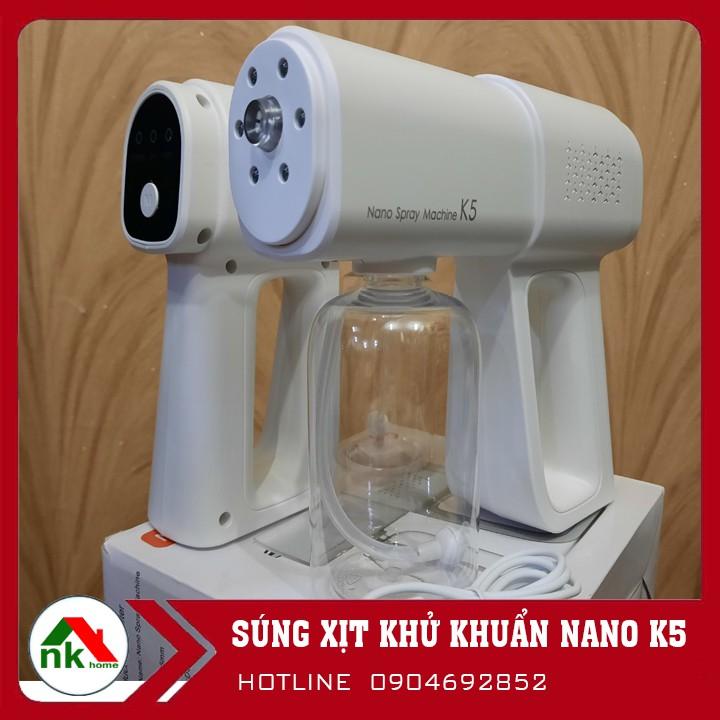 Máy phun diệt khuẩn cầm tay - Xịt khử trùng phun sương Nano K5