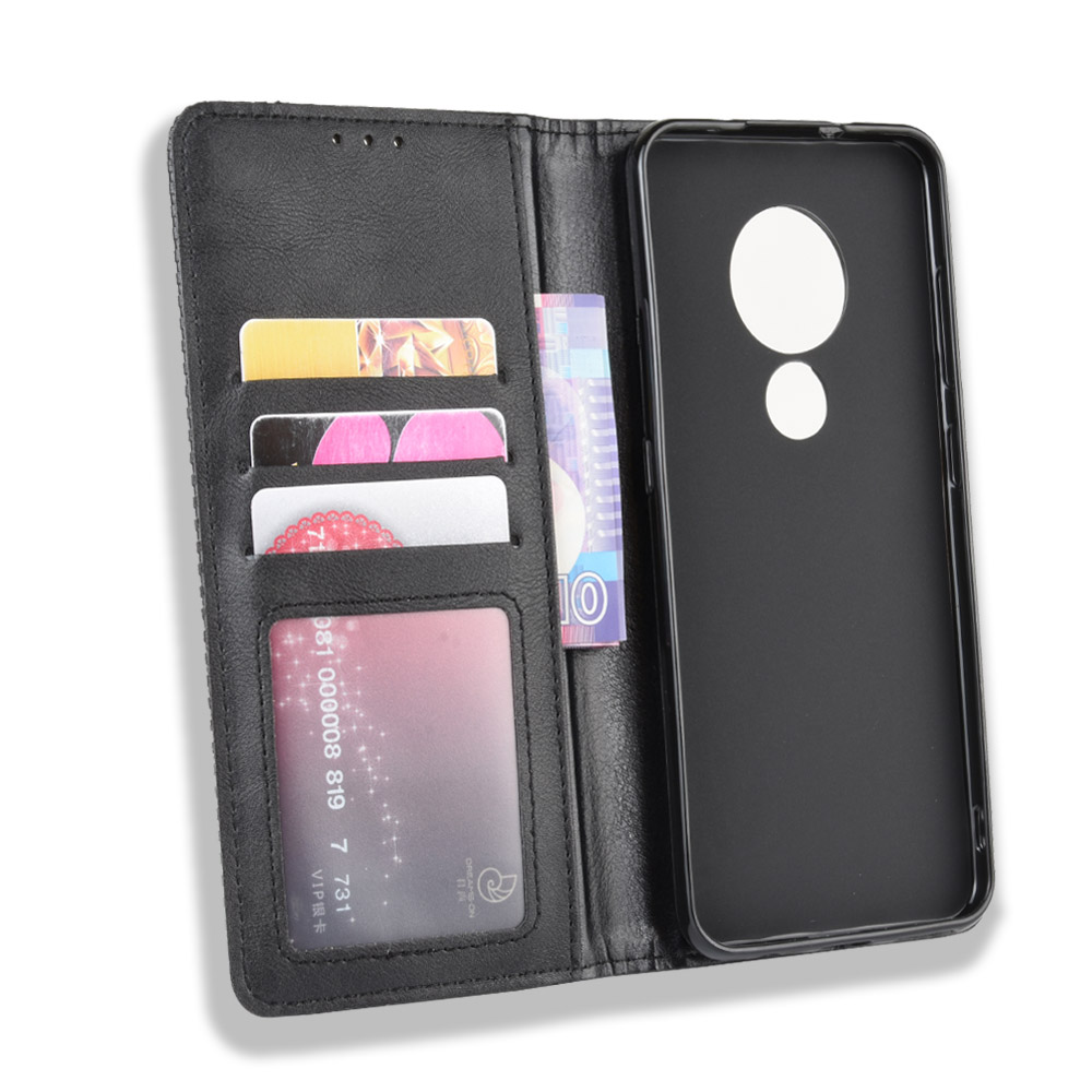 Bao da dạng ví, nam châm dành cho Nokia 7.2 Luxury Leather Case - Hàng nhập khẩu