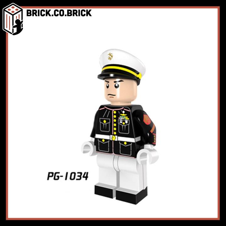Mô Hình Đồ Chơi Lắp Ráp các Nhân Vật Cảnh Sát Hải quân Thủ nhiều Quân phục khác nhau PG8062 - PG-1036