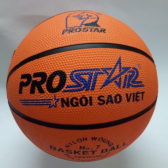 Quả Bóng Rổ ProStar Số 6 Cao Su (Cam) Tặng Kim Bơm Và Lưới Đựng Bóng