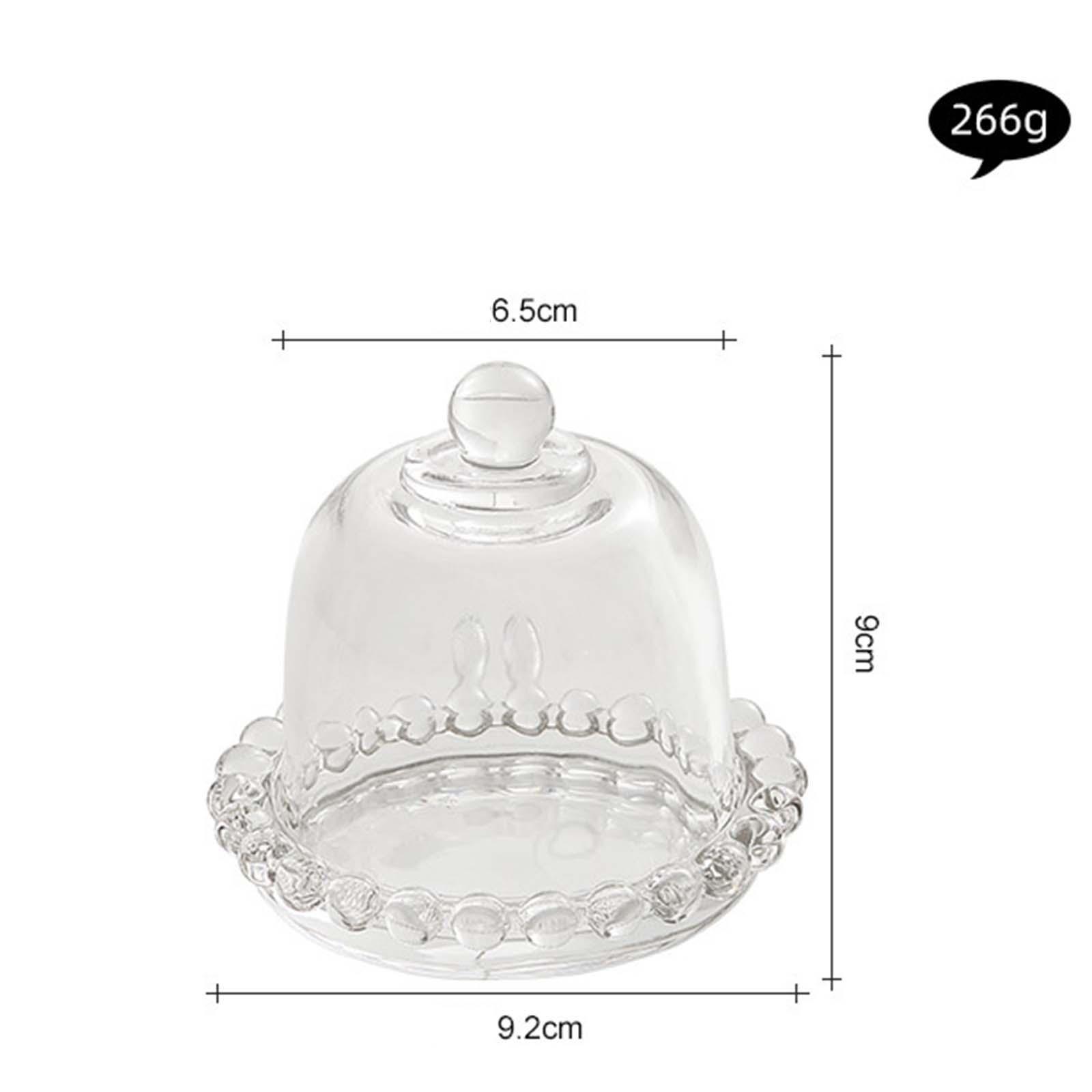 Glass Round Cake Stand Cake Plate Dessert Platter Dessert Serving Tray
