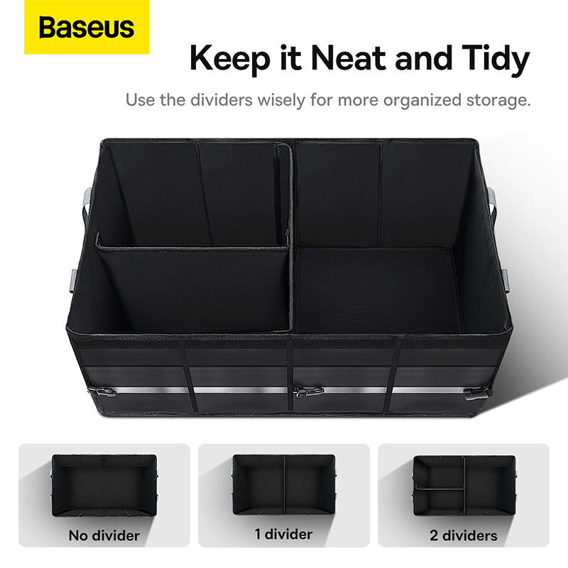 Túi Đựng Đồ Xếp Gọn Trên Xe Ô Tô Baseus OrganizeFun Series Car Storage Box 60L Cluster (Hàng chính hãng)