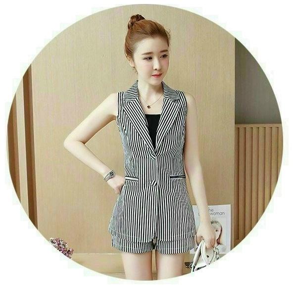 Set Bộ Vest Nữ 3 Món Áo Và Quần Mùa Hè Sang Trọng Hàng Tuyển Chọn BY4536