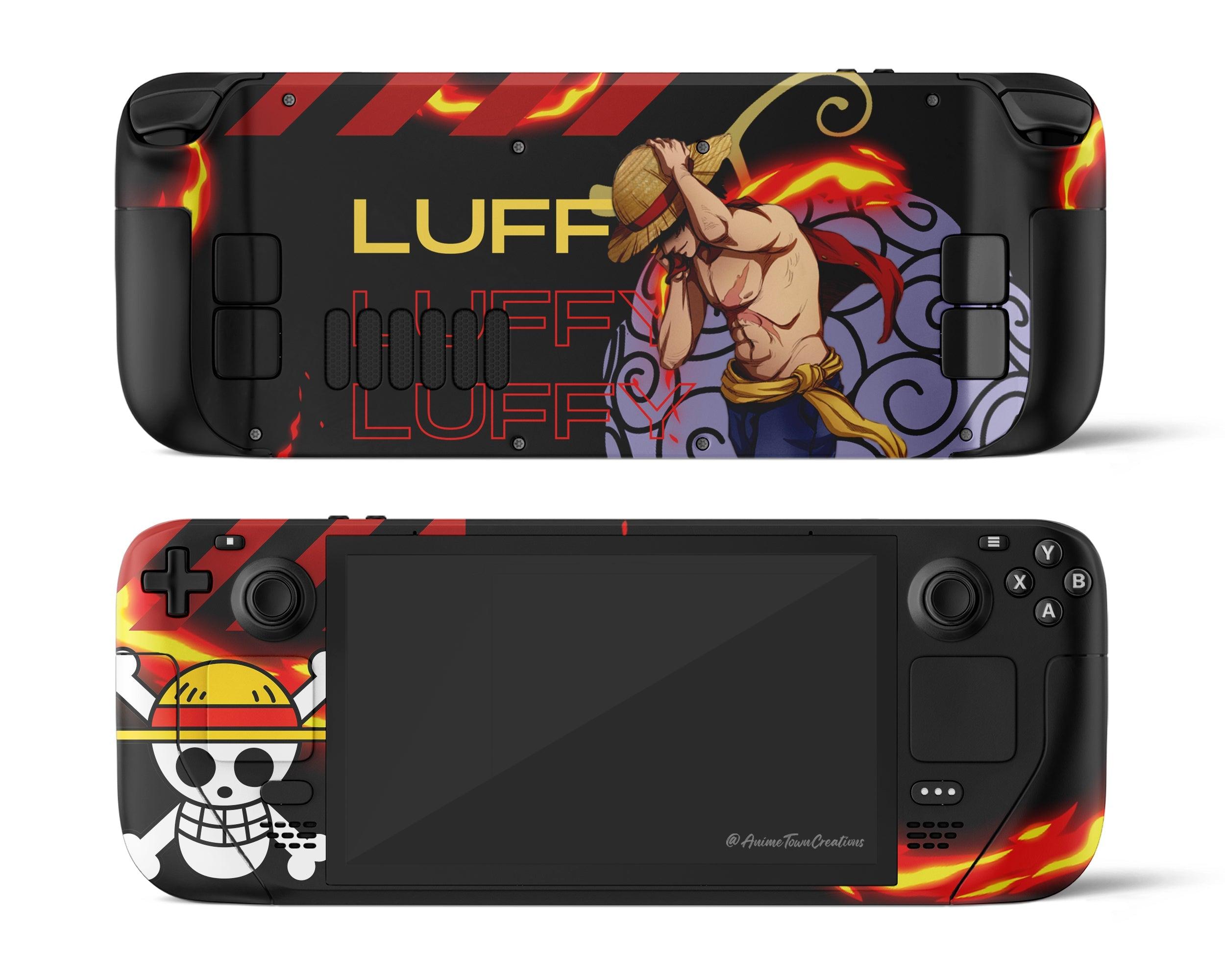 Skin dán Steam Deck mẫu One Piece Luffy (Đã cắt sẵn chi tiết, dễ dán)