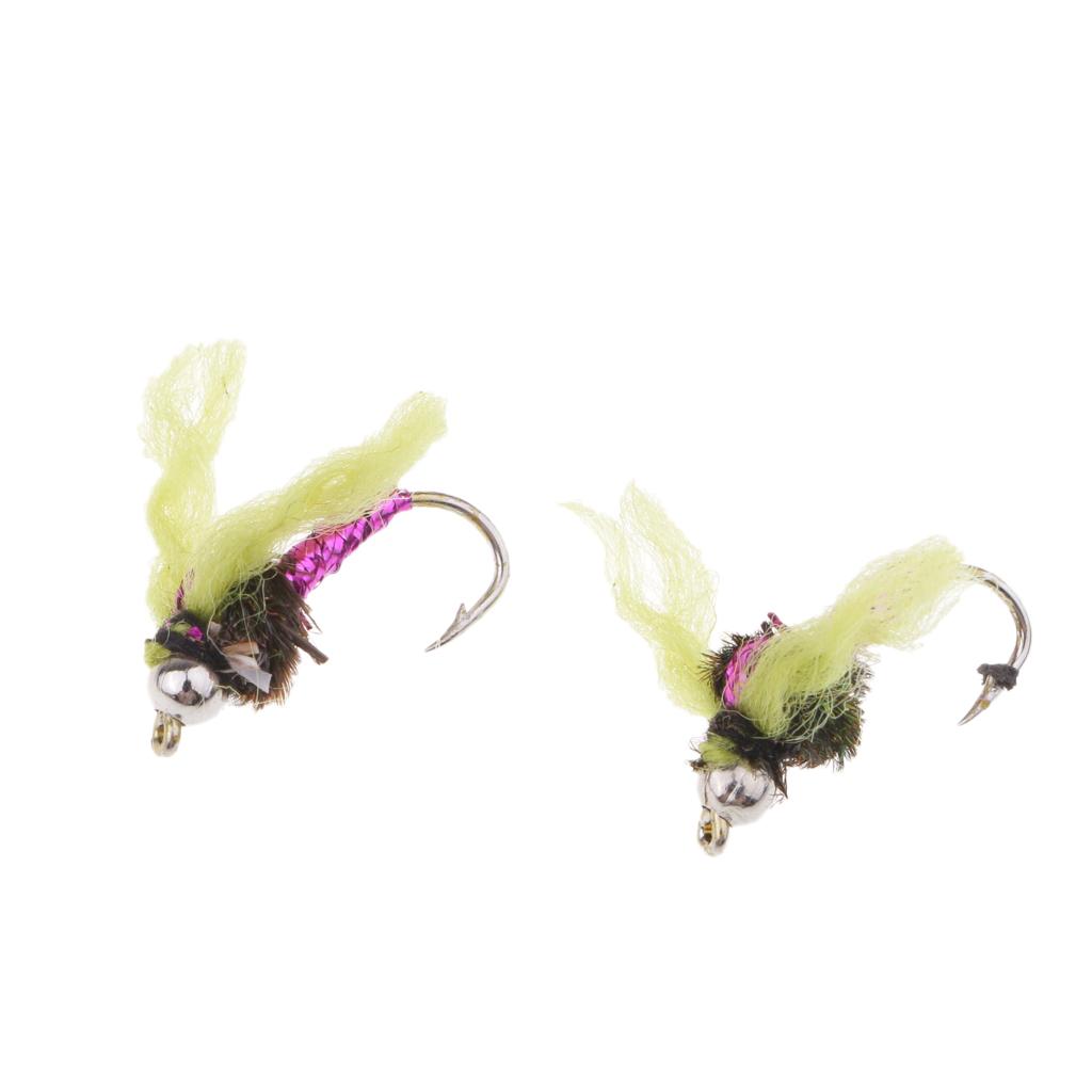 40Pcs/Box Assortment Fly Fishing Flies Simulation Insects Dry Flies