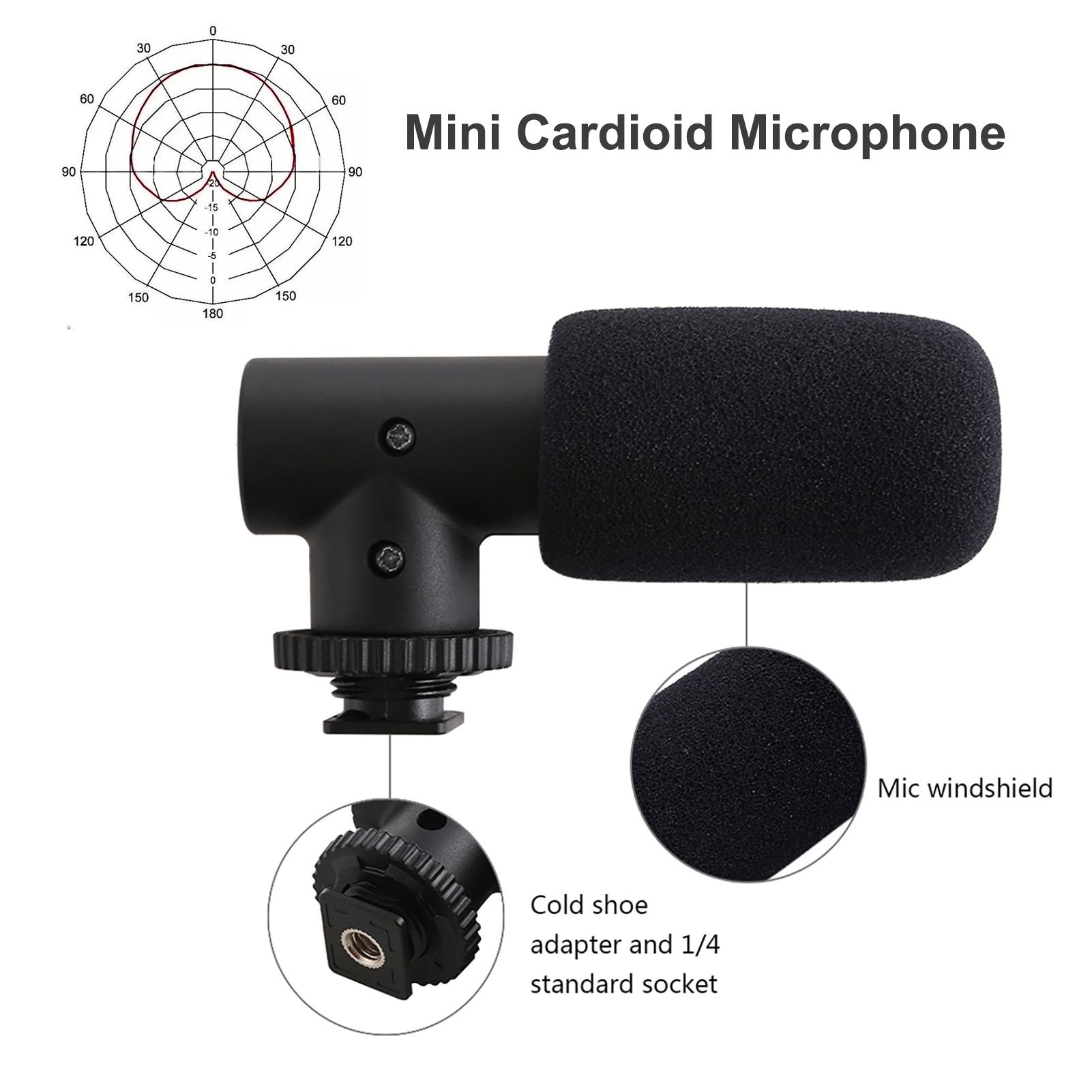 Giá treo video điện thoại với đèn LED 5500K / 3200K + Micrô Cardioid + Điện thoại có thể điều chỉnh