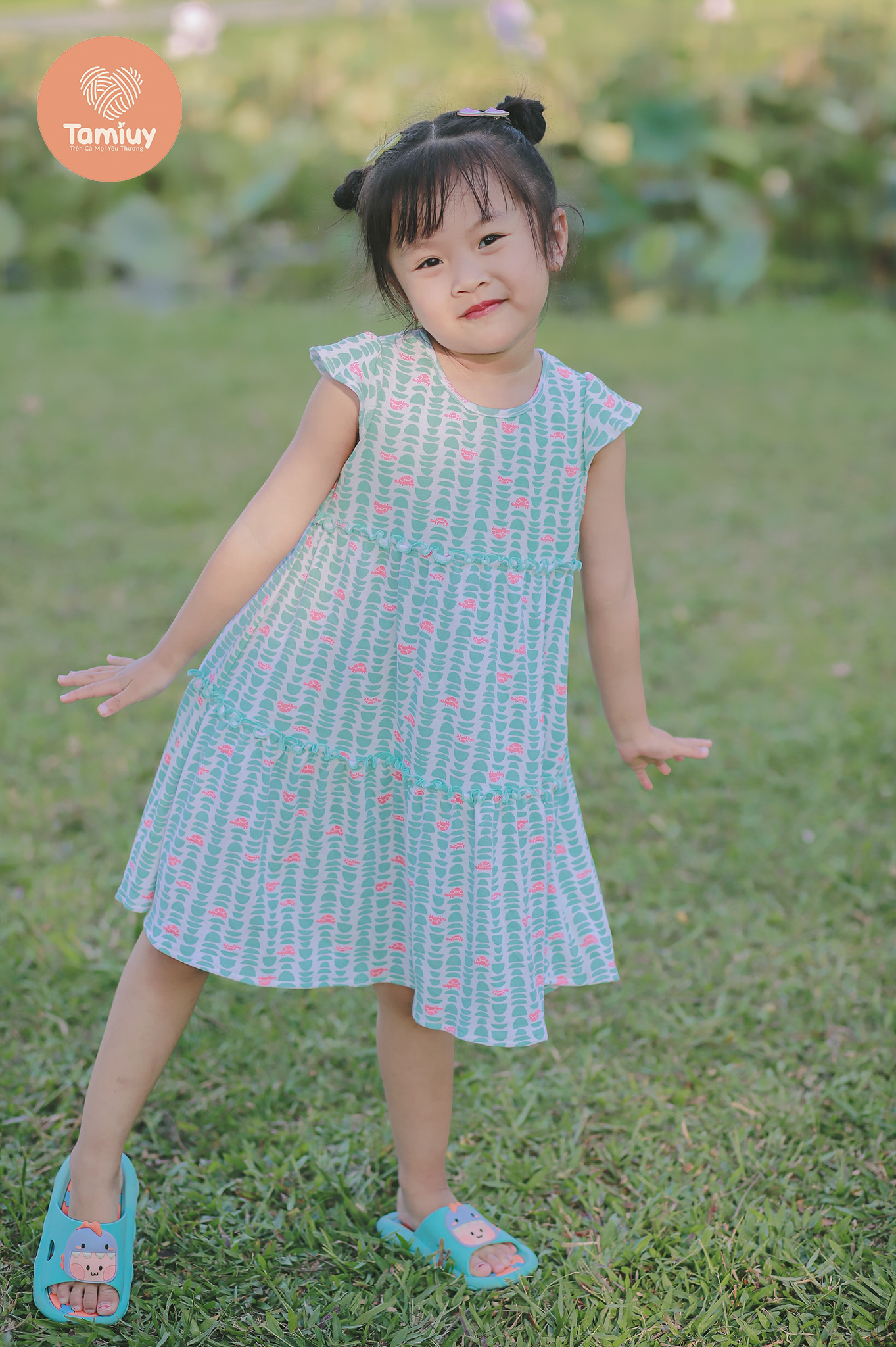 Đầm Thun Baby Doll Bé Gái Tamiuy Họa Tiết Chất Vải Thun Cotton Thoải Mái Dễ Thương Cho Bé 1-10 Tuổi