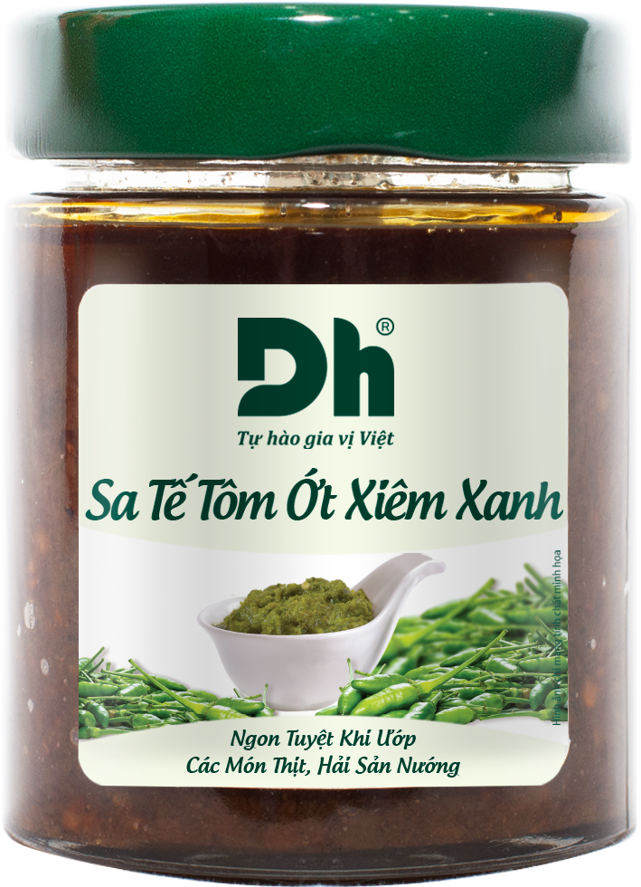 Sa Tế Tôm Ớt Xiêm Xanh  140gr Dh Foods