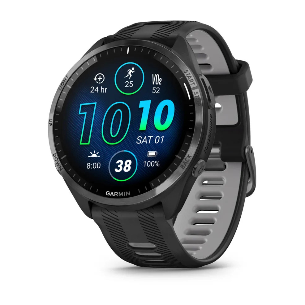 Đồng Hồ Thông Minh Garmin Forerunner 965 Kiểu dáng thể thao, viền titanium cao cấp - Hàng Chính Hãng FPT