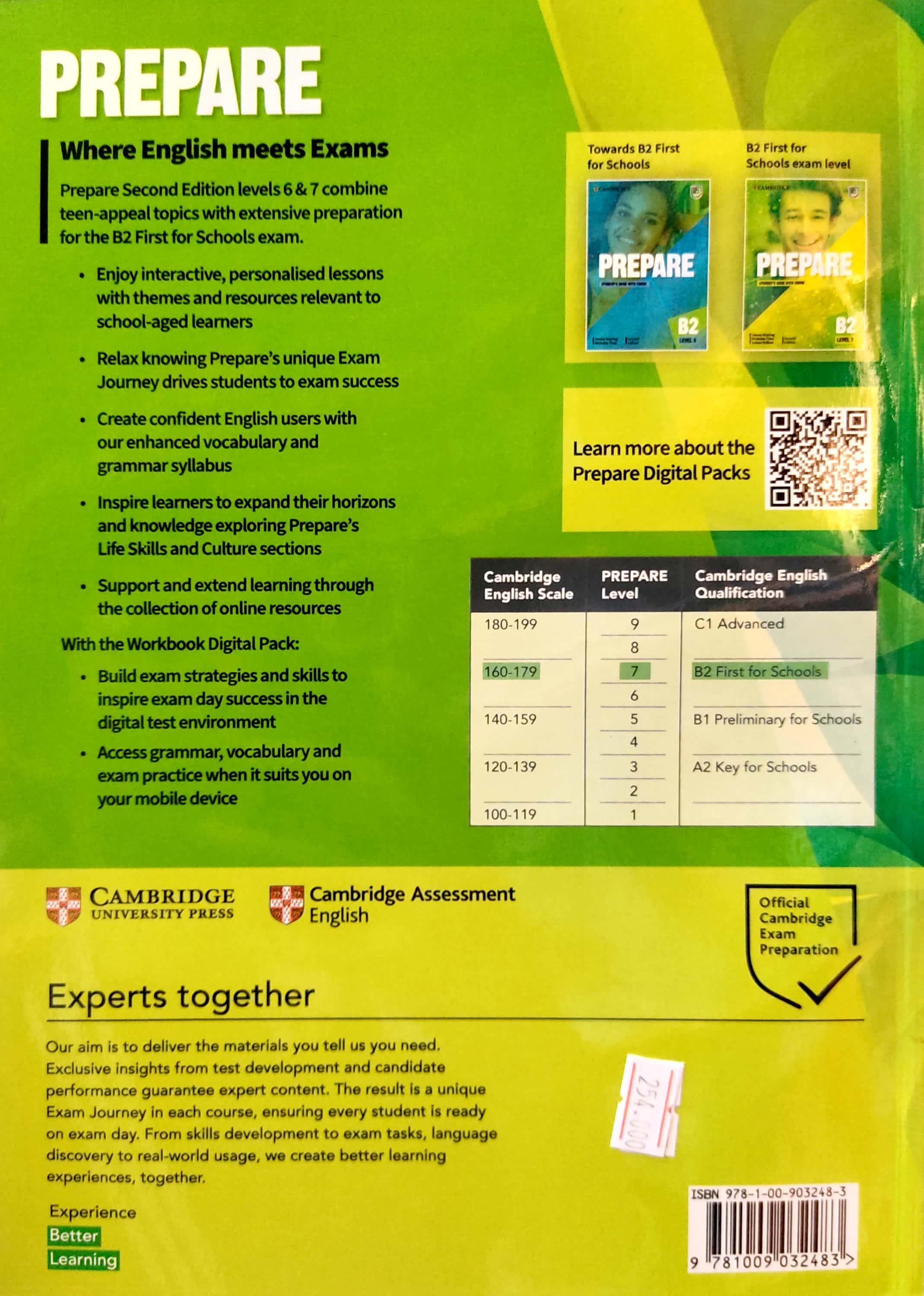 Prepare Level 7 Workbook With Digital Pack