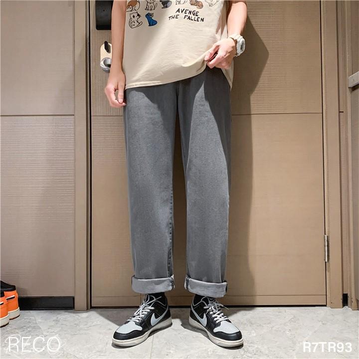 Quần jean nam Hàn Quốc cao cấp dáng rộng s Loose R7TR93 Unisex