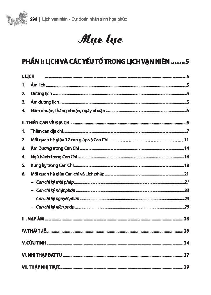 Sách - Lịch Vạn Niên - Dự Đoán Nhân Sinh Họa Phúc 2025-2040