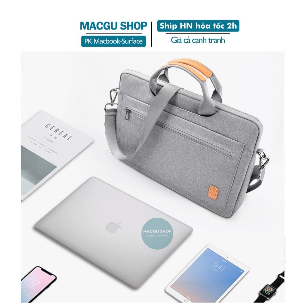 Túi Đeo Chéo laptop, macbook chống sốc, chống nước Cao Cấp Wiwu Pioneer Shoulder size 13 - 15,6 inch