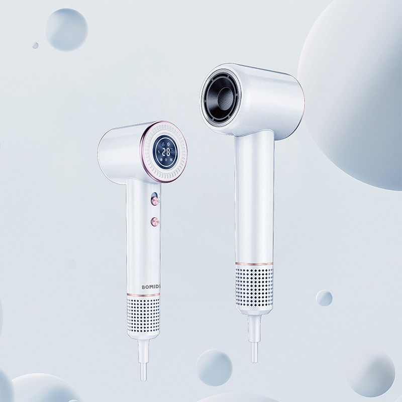 Máy Sấy Tóc Ion Tốc Độ Cao Bomidi HD02 trang bị màng hình kỹ thuật số AI - Hàng nhập khẩu