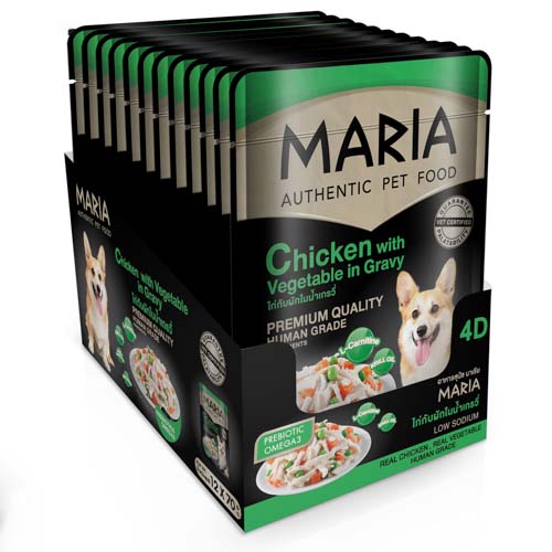 Pate cho chó Maria 70g/gói có 4 vị (Thịt Gà, Thịt Bò, Cá Ngừ, Cá Hồi) - pate cho chó con poolde - Cá Ngừ &amp; Cá Hồi