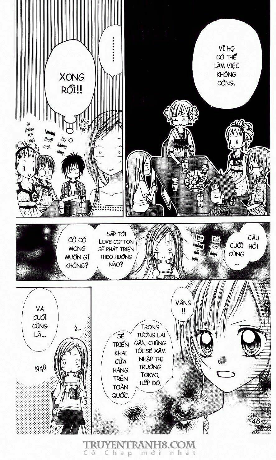 tiệm thời trang, love cotton chapter 8 15