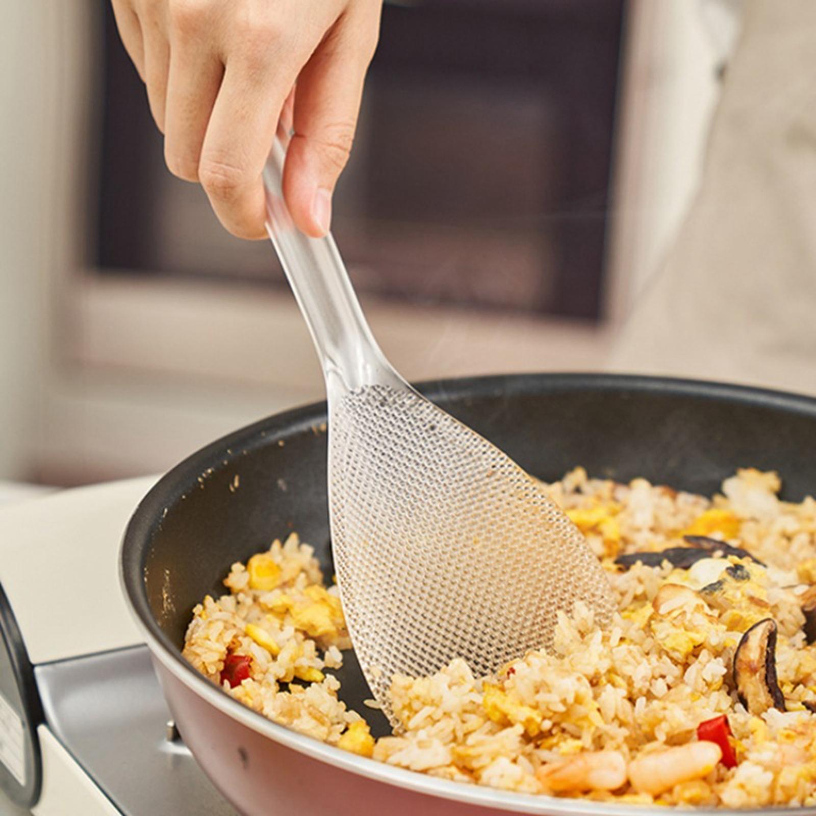 Rice Paddle Cutlery Nonstick Reusable Mixing Rice Spoon for Restaurant