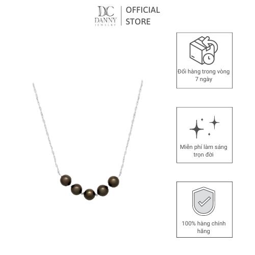 Dây Chuyền Danny Jewelry Bạc 925 Xi Rhodium Đính Mặt Ngọc Ốc D6235100005