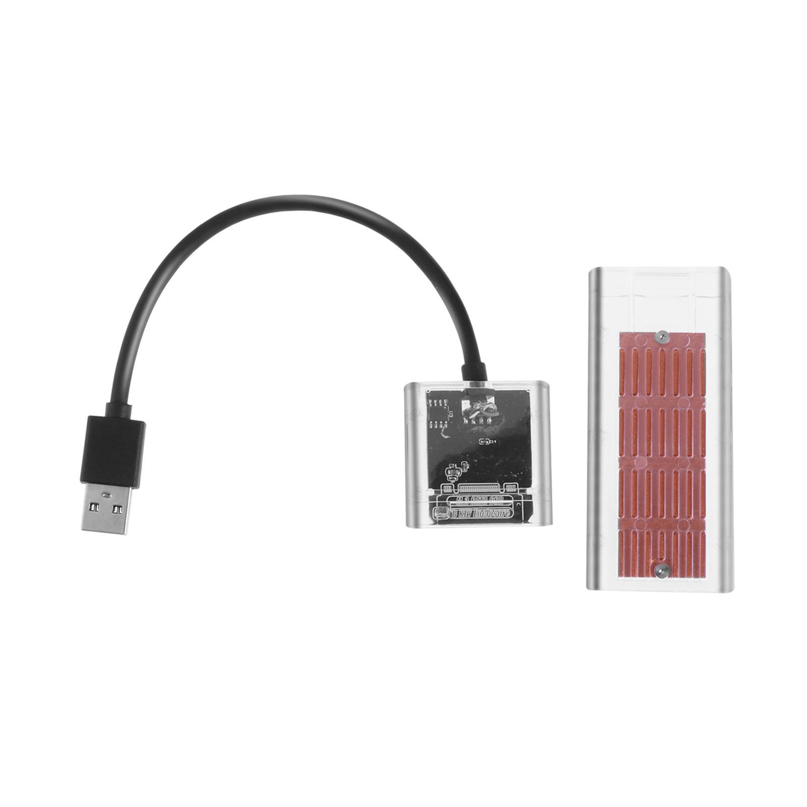 M.2 to USB 3.0 SSD Adapter Enclosure Box Converter HDD Box SSD Case Reader Gold