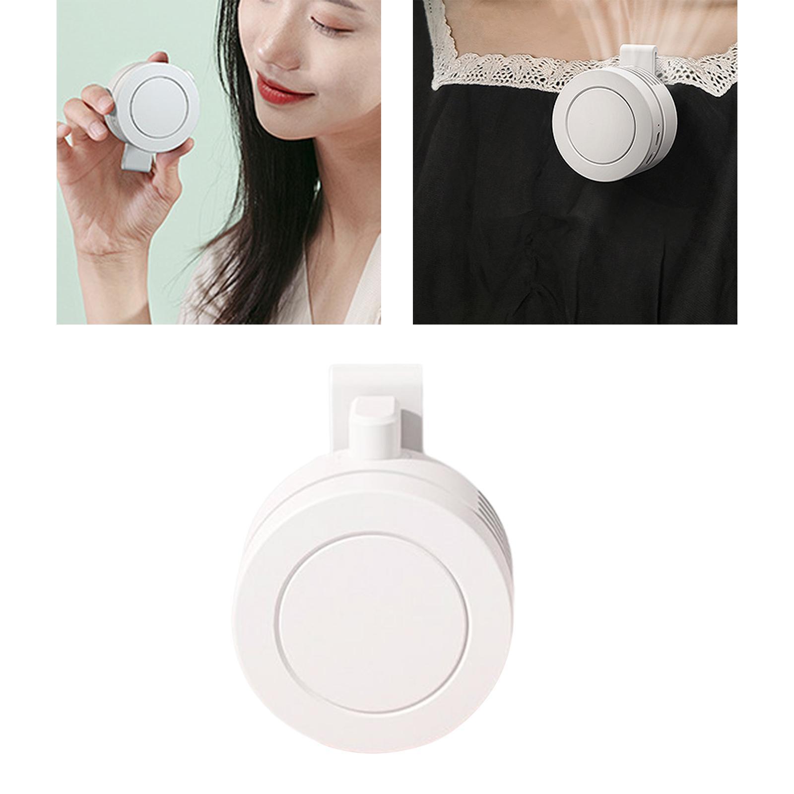 2x Portable Mini Clip Fan Working Home Outdoor USB Personal Fan 60 Blades