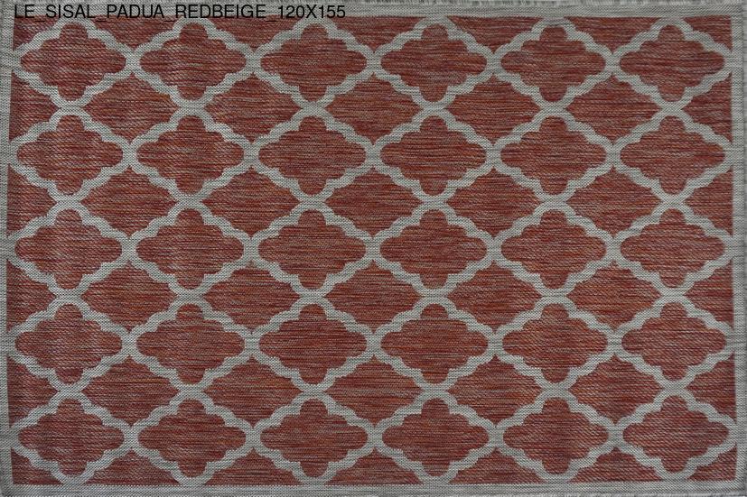 Thảm Sợi Ngắn le_sisal_padua_redbeige_120x155