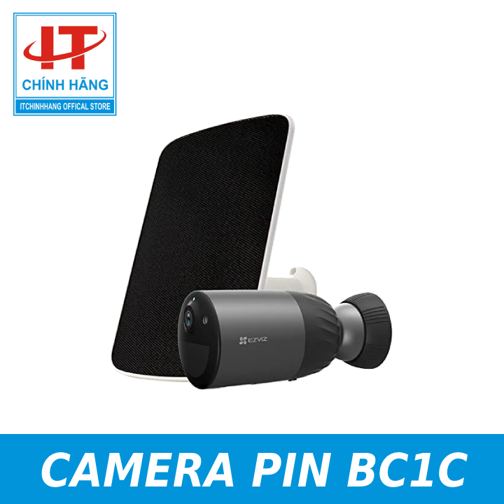 Camera chạy pin BC1C EZVIZ eLife kèm tấm năng lượng mặt trời - Hàng Chính Hãng