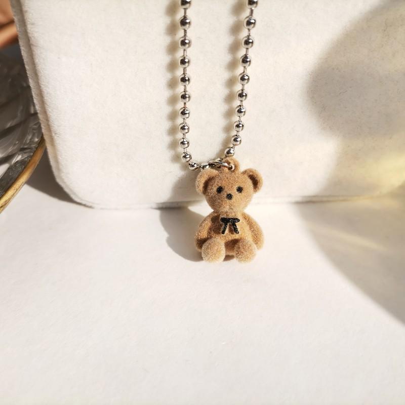 Dây chuyền Brown Bear - Vòng cổ hình gấu Mee Store - N021