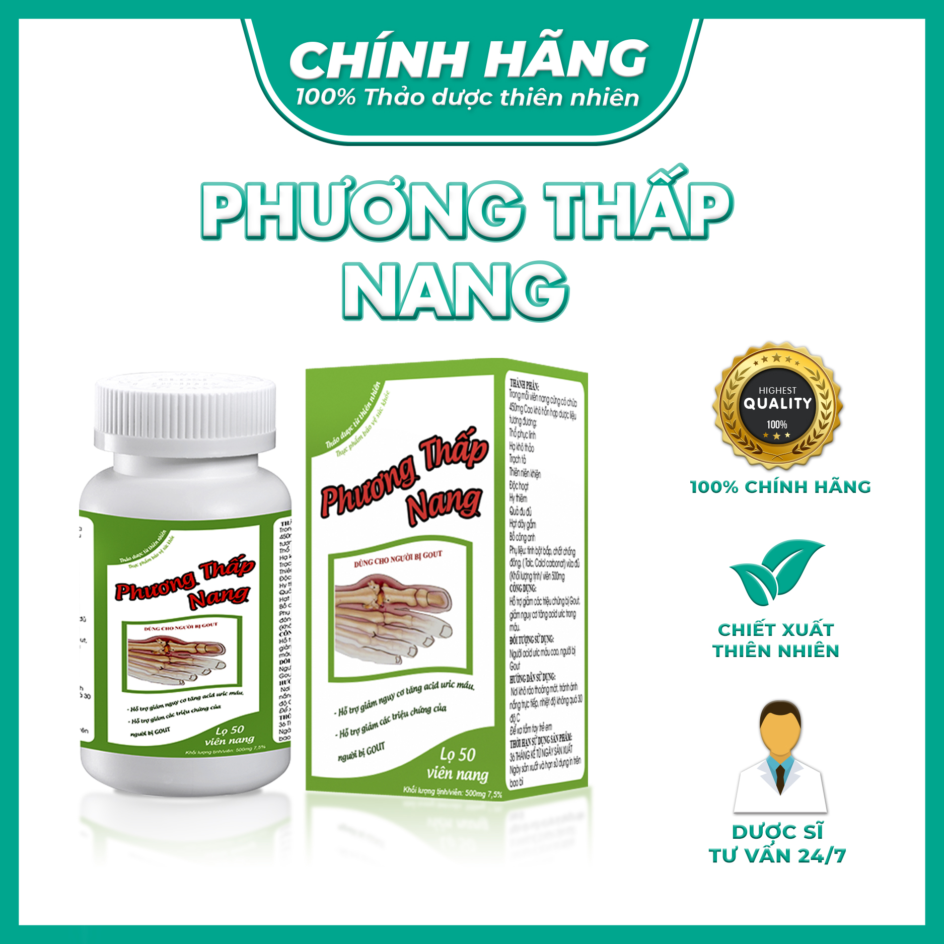 PHƯƠNG THẤP NANG - NĂNG ĐỘNG - HỖ TRỢ  VÀ NGĂN NGỪA GÚT