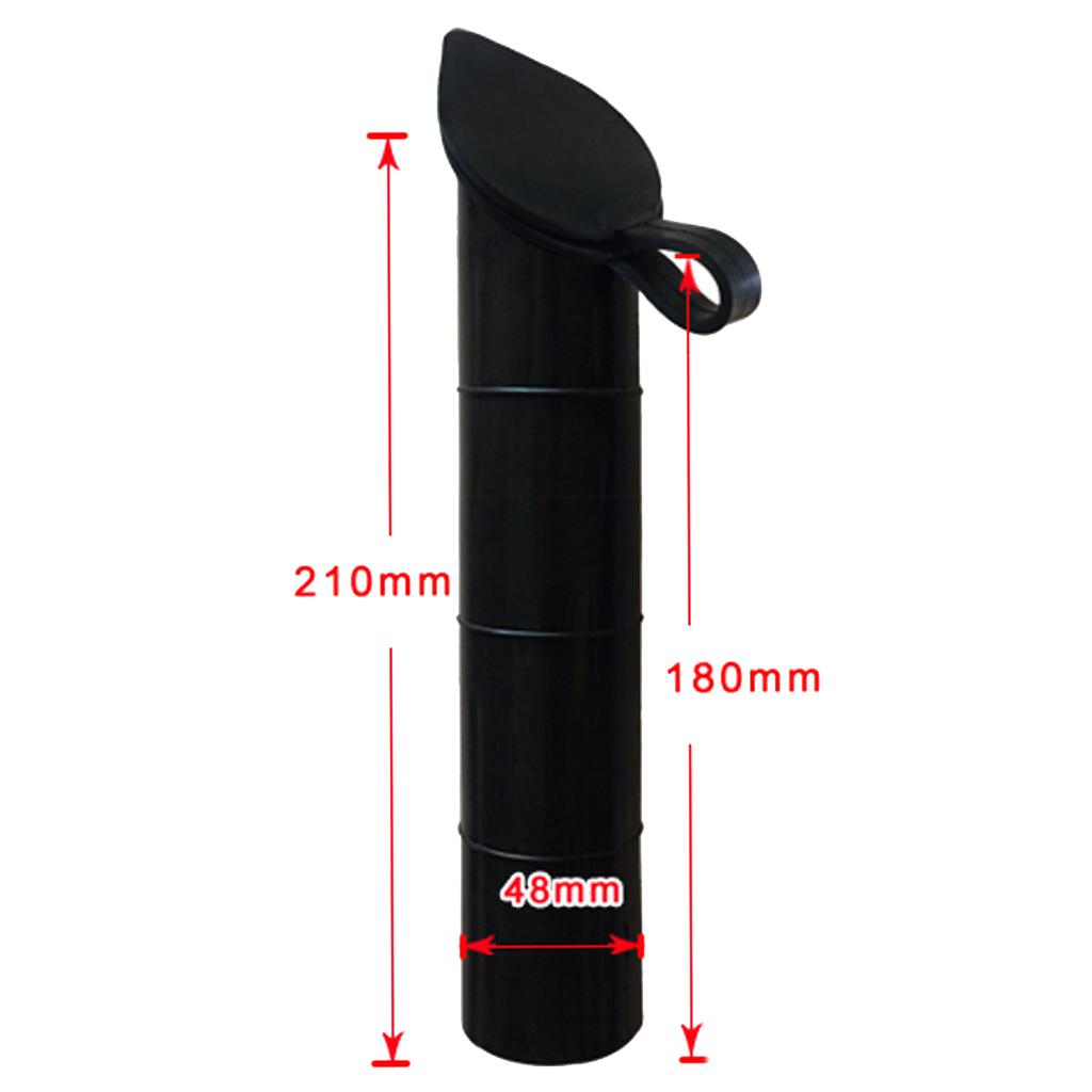 Aternee Cần Câu Cá Giá Đỡ Cao Su Bên Trong Tay Ống Lót Có Nắp Bao Da 30 Độ